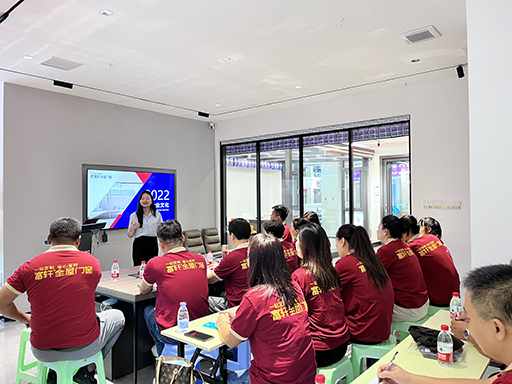 富轩全屋门窗在海南省开启新商培训会 富轩全屋门窗在海南省开启新商培训会